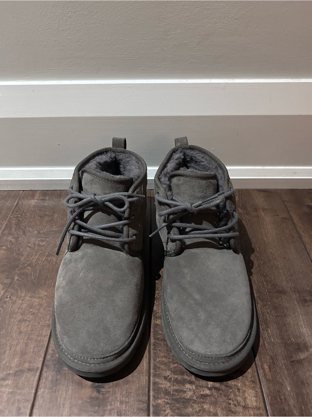 UGG Men's Gray Suede Chukka Boots